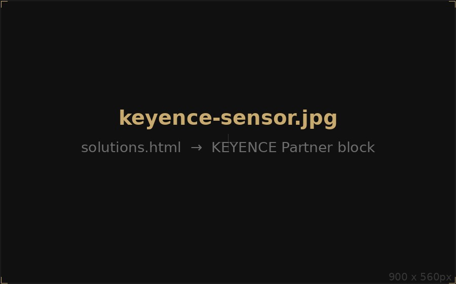 KEYENCE photoelectric sensor for shelving integration