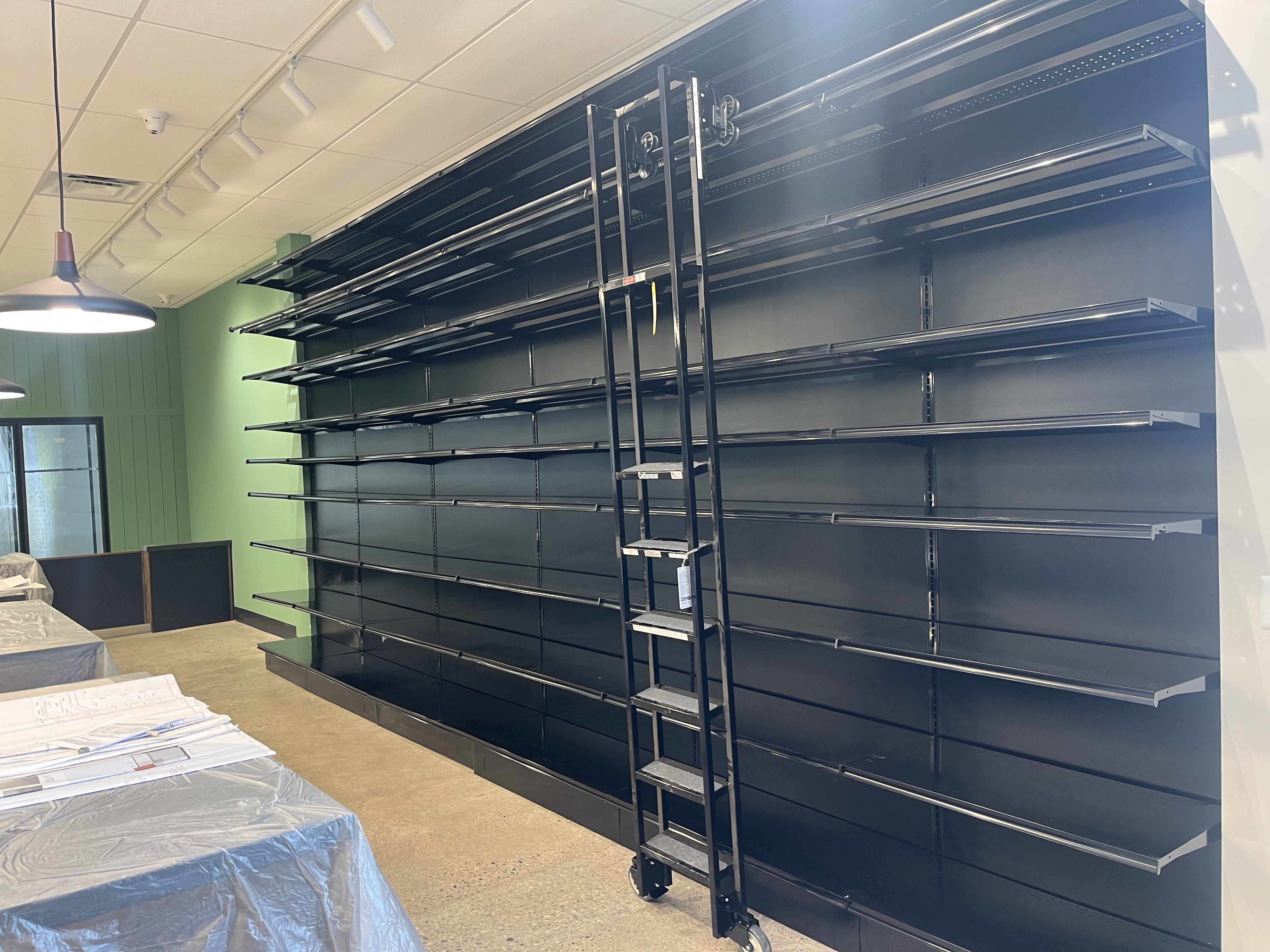 Liquor Wall Shelving